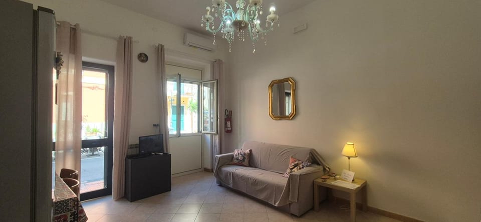 Living room, kitchen