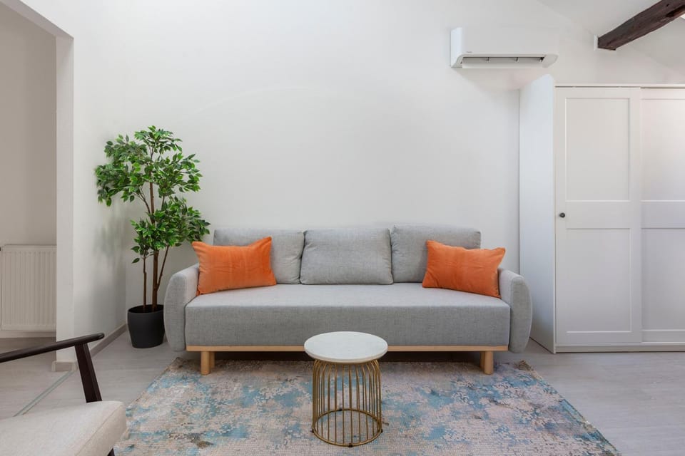 Living room, Seating area, wardrobe, air conditioner
