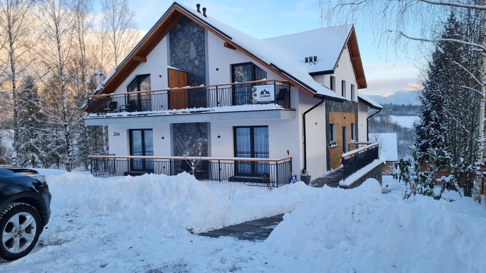 Property building, Natural landscape, Winter, Mountain view