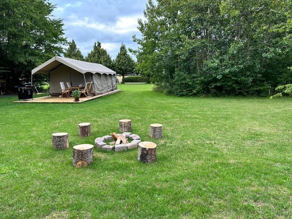 Langø Feriecenter - Outdoor Lodge Luxury tent in Schleswig-Holstein
