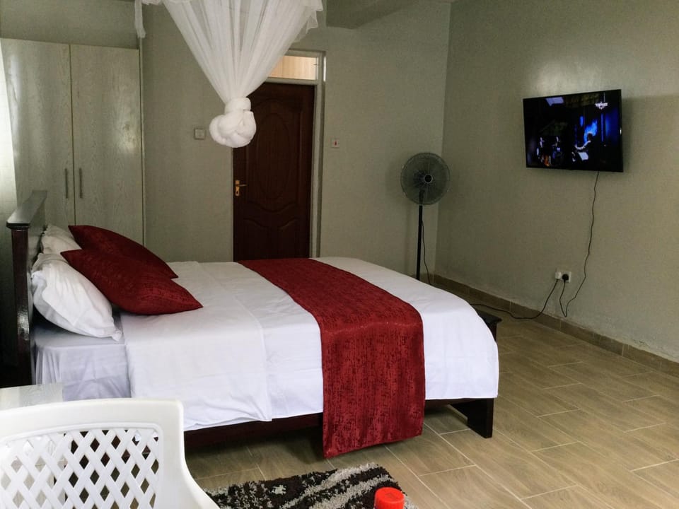 Bed, TV and multimedia, Photo of the whole room, air conditioner