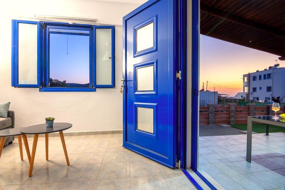 Balcony/Terrace, Living room, Sea view, Sunset