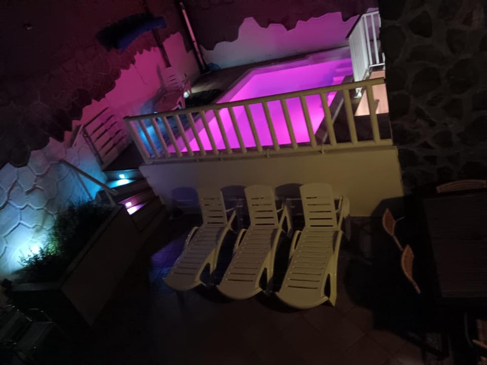 Night, Swimming pool