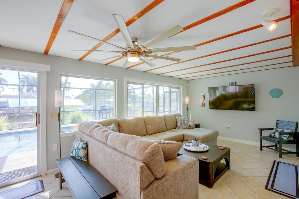 Private Dock & Lanai: Waterfront Cape Coral Home! House in Cape Coral