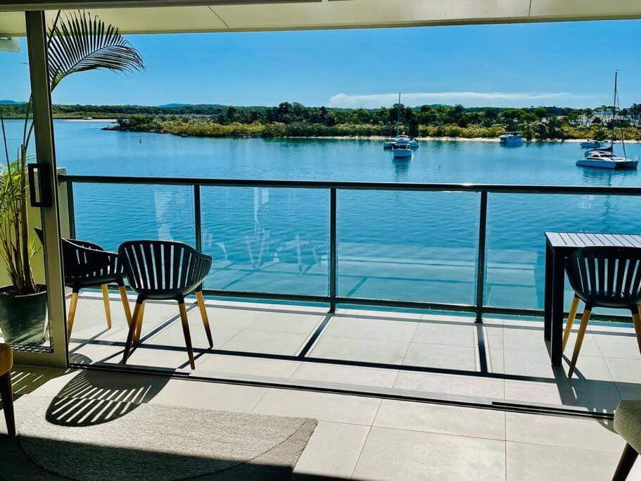 Seating area, River view