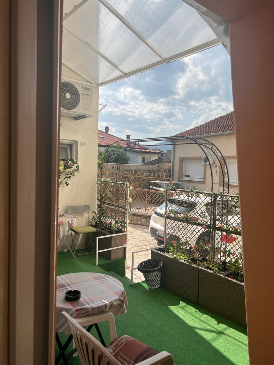 Property building, Patio, View (from property/room), Balcony/Terrace, Seating area