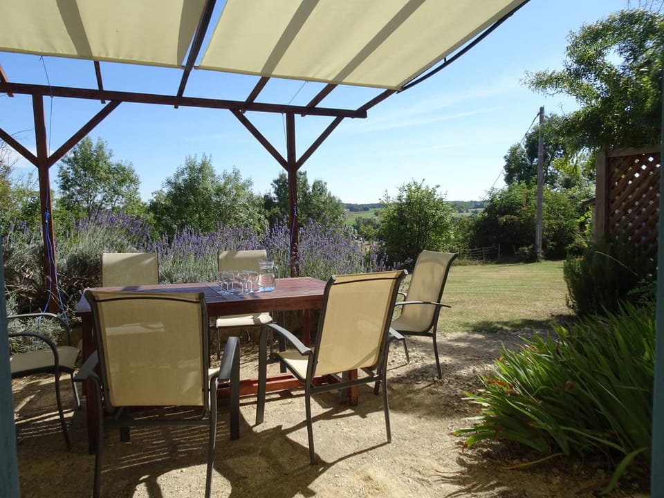 Patio, Garden, Dining area, Garden view