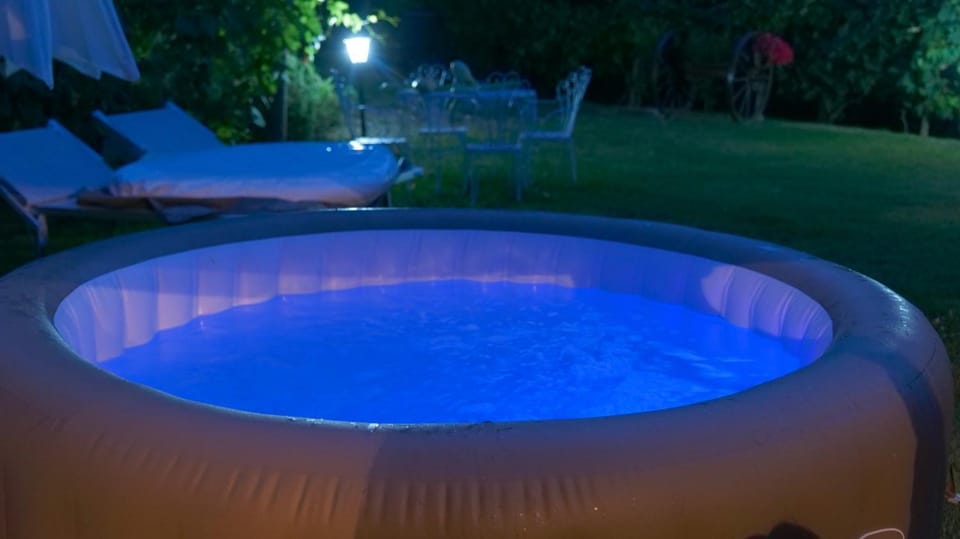 Property building, Living room, Swimming pool