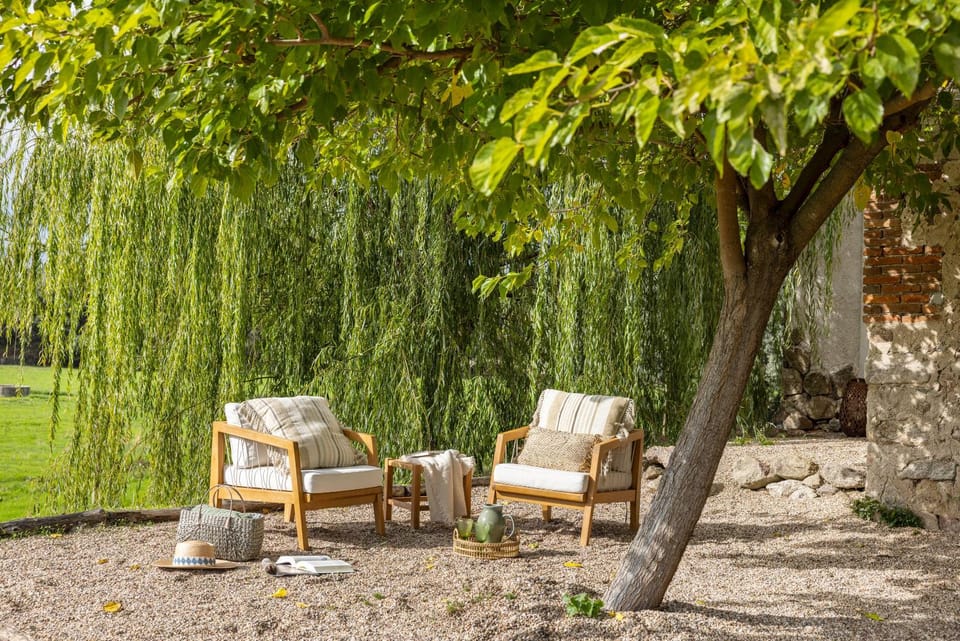 Natural landscape, Garden, Garden view