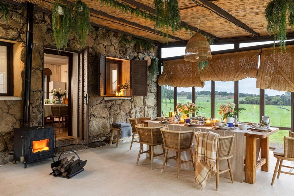 Patio, Natural landscape, Dining area