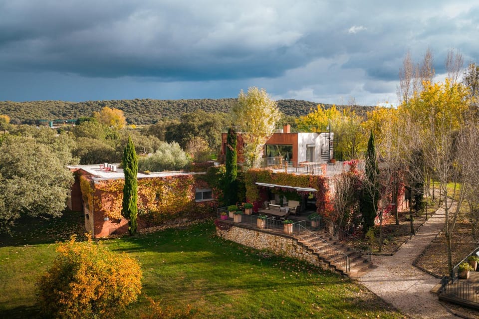 Bird's eye view, Autumn, Inner courtyard view