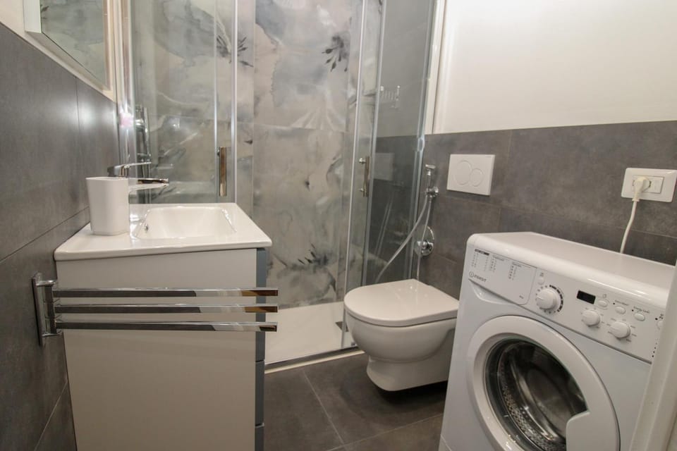 Shower, Toilet, Bathroom, washing machine
