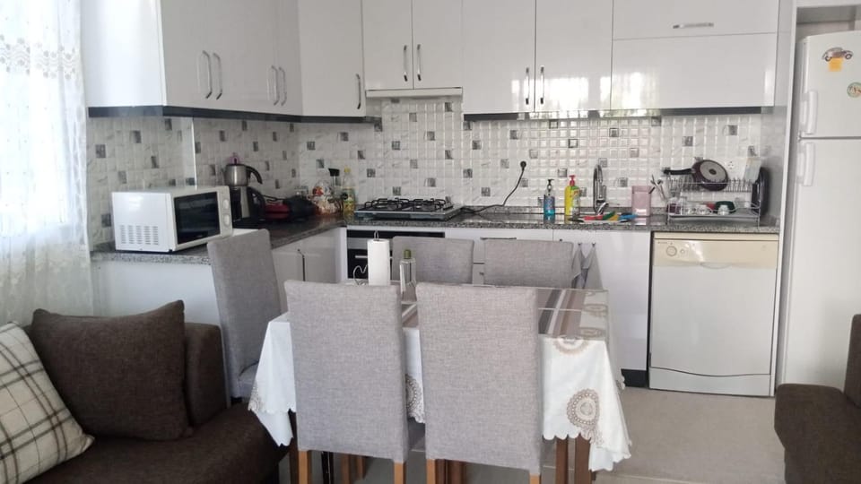 Kitchen or kitchenette, Dining area, dishwasher, oven, stove