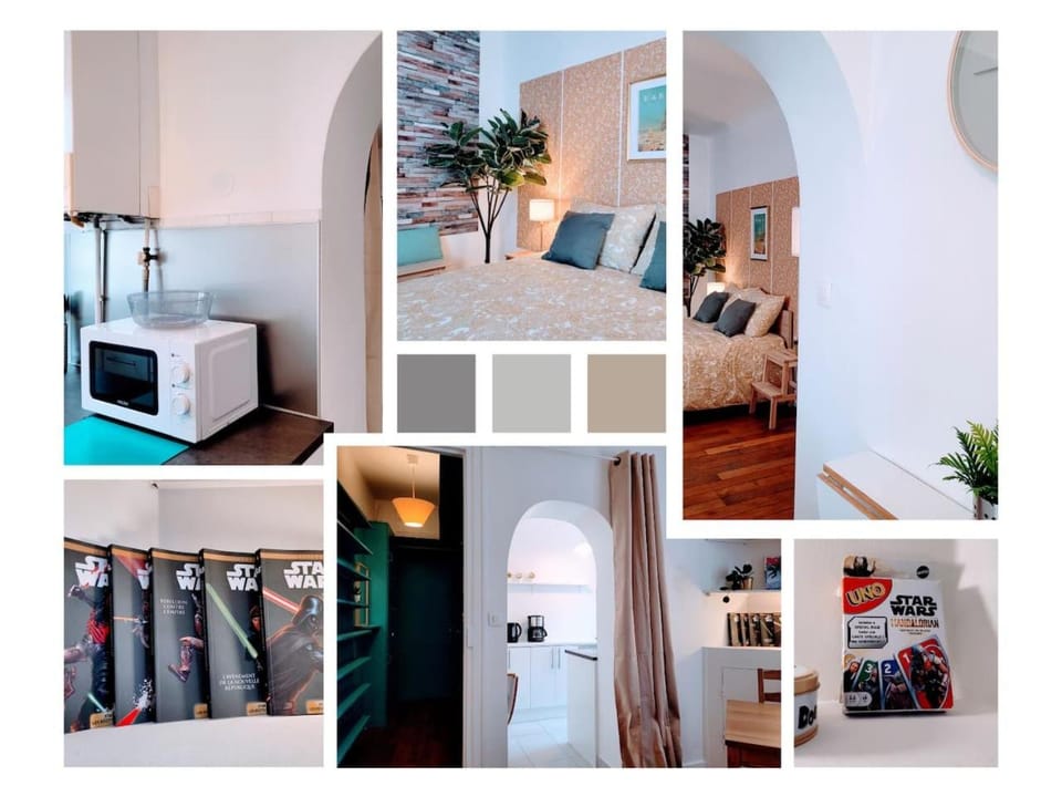 Bed, TV and multimedia, Kitchen or kitchenette, Living room, Photo of the whole room, Seating area, Bedroom