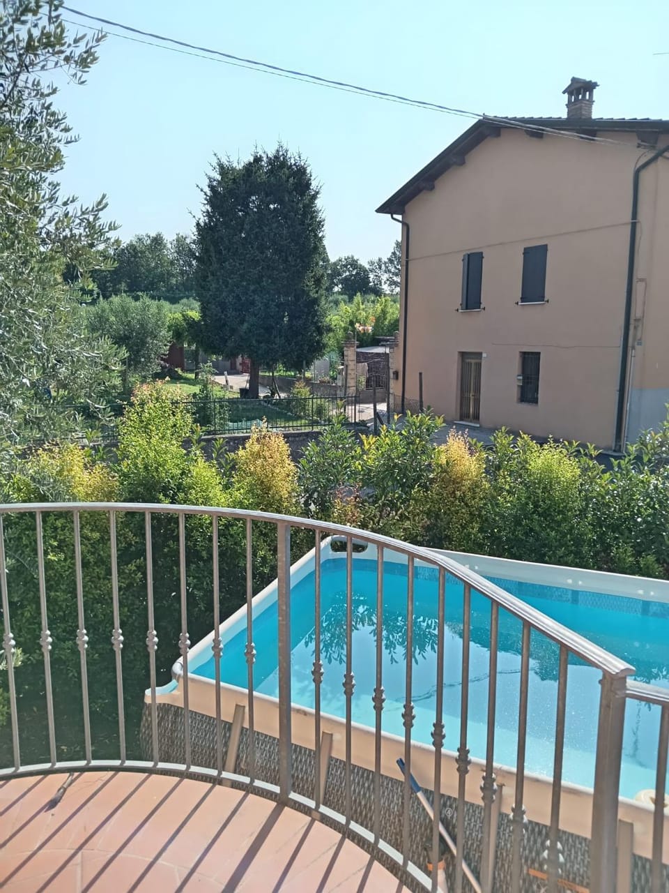 Property building, Day, Garden, Garden view, Pool view, Swimming pool, sunbed