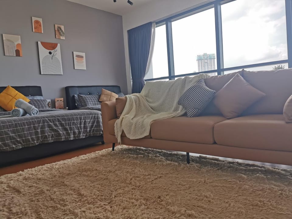 Bed, Living room