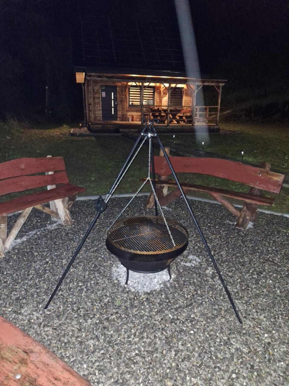 Night, BBQ facilities, Windsurfing