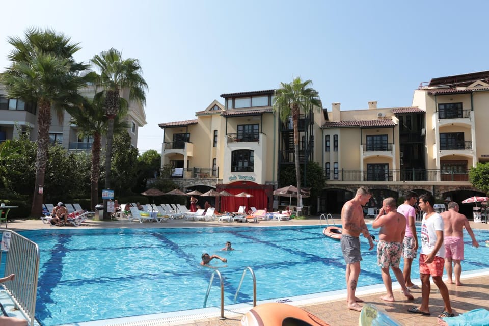 Pool view, sunbed