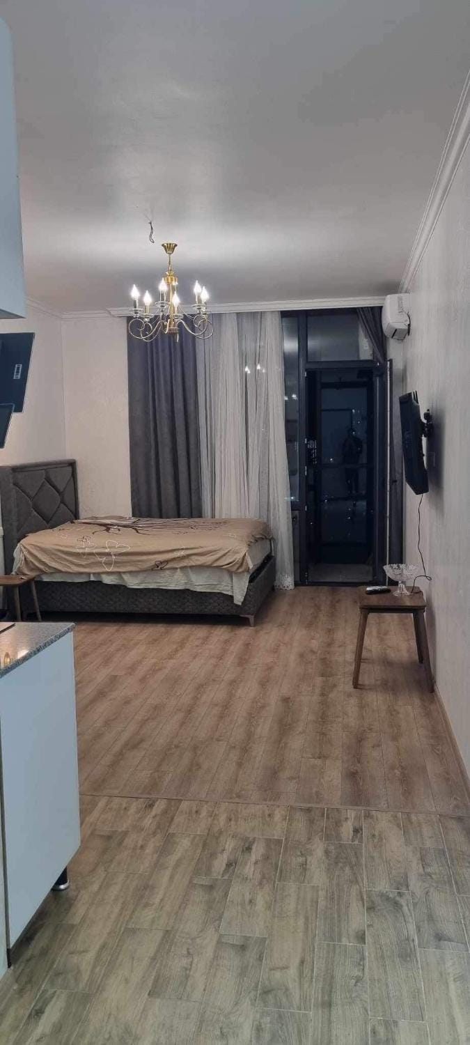 Bed, Seating area