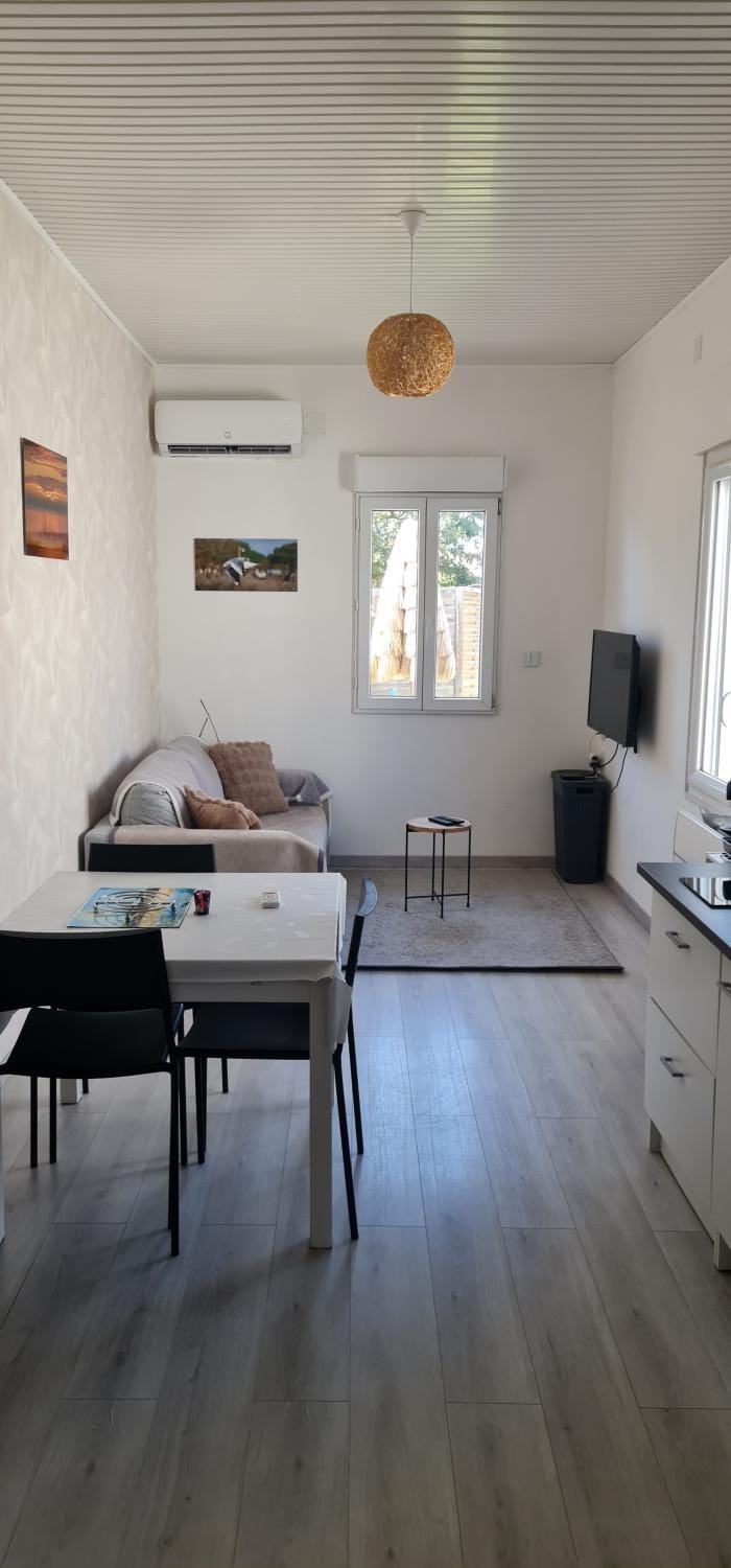Beau logement avec terrasse, jacuzzi et terrain de pétanque privatif à 5 minutes de la plage House in Biganos