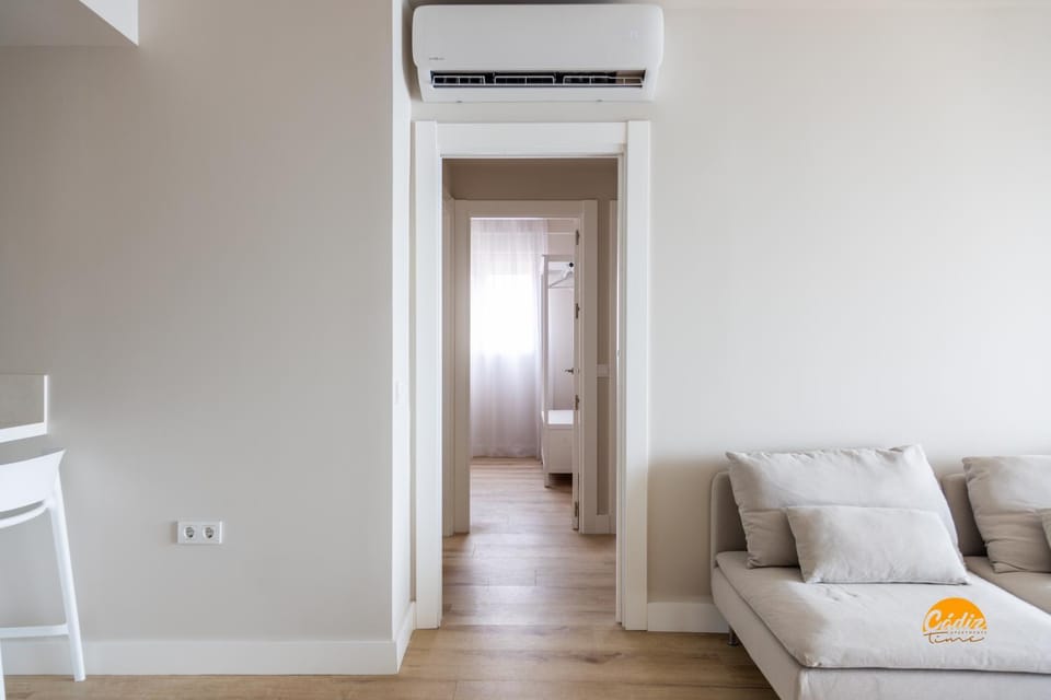 Living room, air conditioner