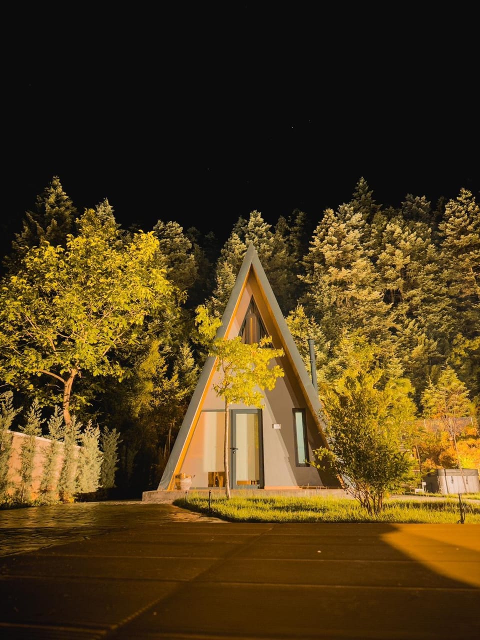 Night, Mountain view
