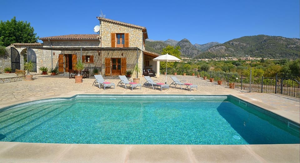 Property building, Living room, Swimming pool