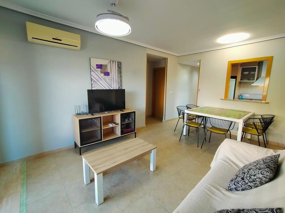 Living room, air conditioner