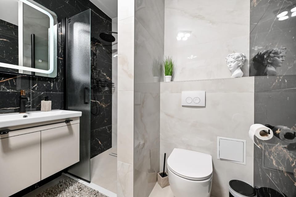 Shower, Toilet, Bathroom, towels