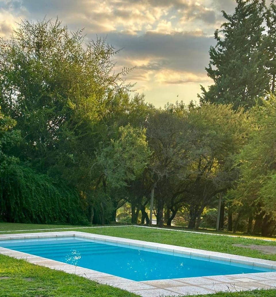 Spring, Day, Natural landscape, Garden, Garden view, Pool view, Swimming pool, Parking