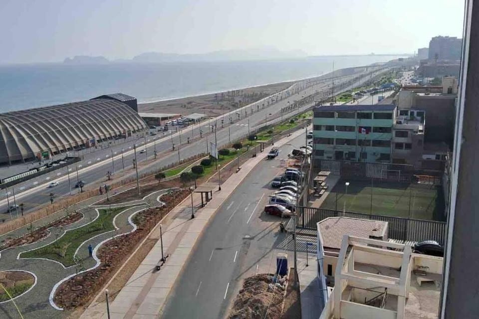 apartamento de estreno con balcón frente al mar. Apartment in Callao Region, Peru