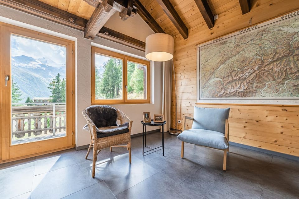 Mirador auf der Sonnenterrasse von Saas-Fee Apartment in Saas-Fee