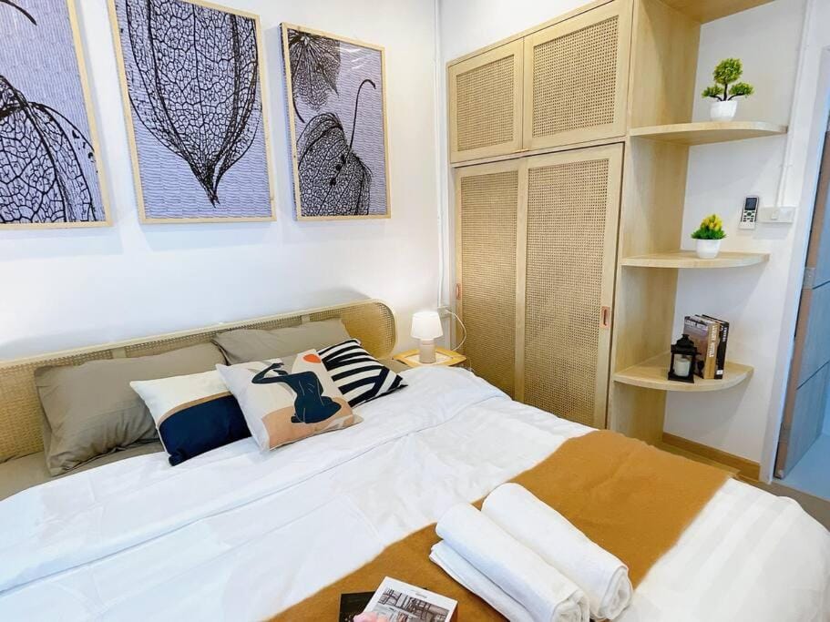 Relax Private terrace&cozy BR,near Grand palace Apartment in Bangkok