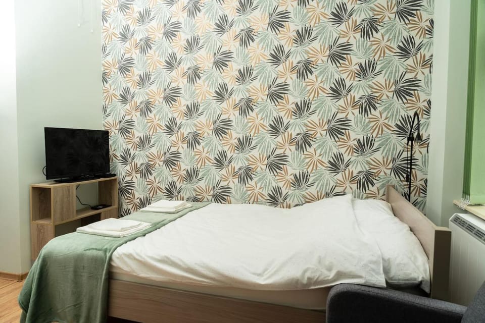 Bed, TV and multimedia, Photo of the whole room