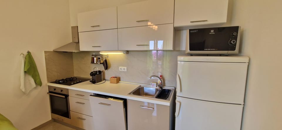 Coffee/tea facilities, Kitchen or kitchenette, dishwasher, oven, stove, toaster