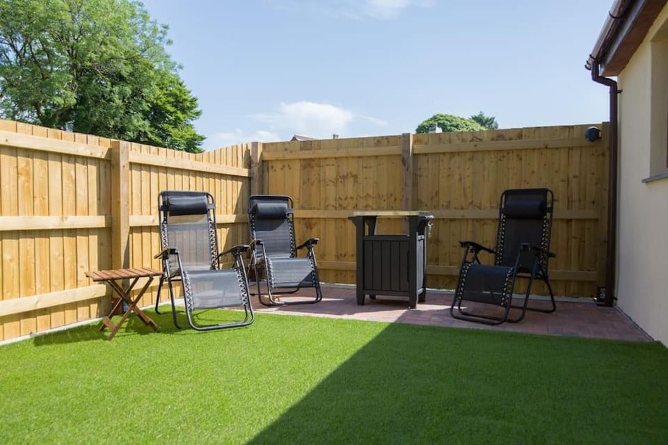 Patio, Garden view, sunbed