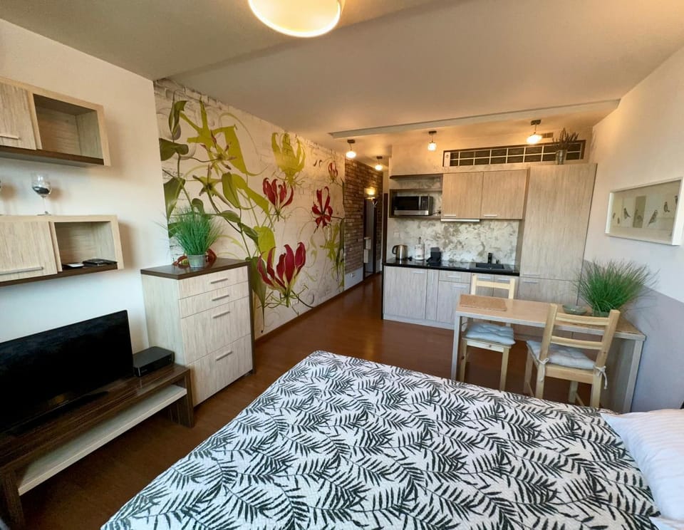 Stylowe studio z parkingiem - 3 minuty od Dworca & Galerii Krakowskiej Apartment in Krakow