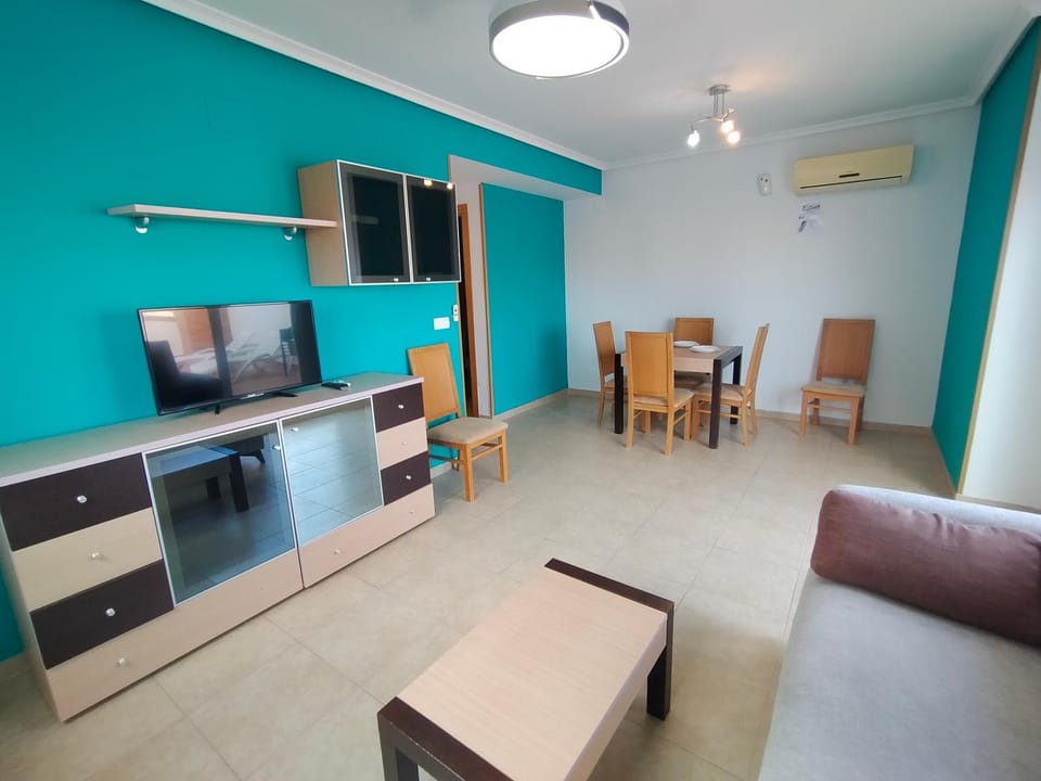 Living room, air conditioner