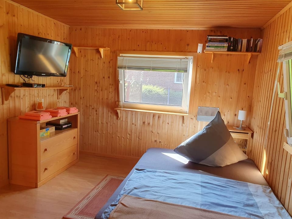 Bed, Library, TV and multimedia, Photo of the whole room, Bedroom