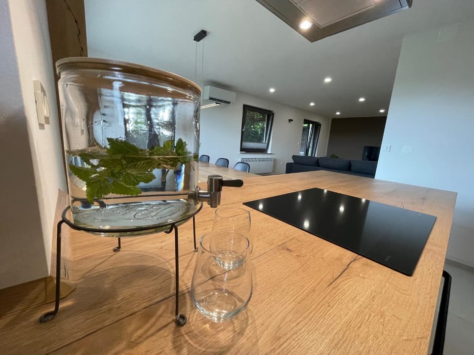 Living room, kitchen