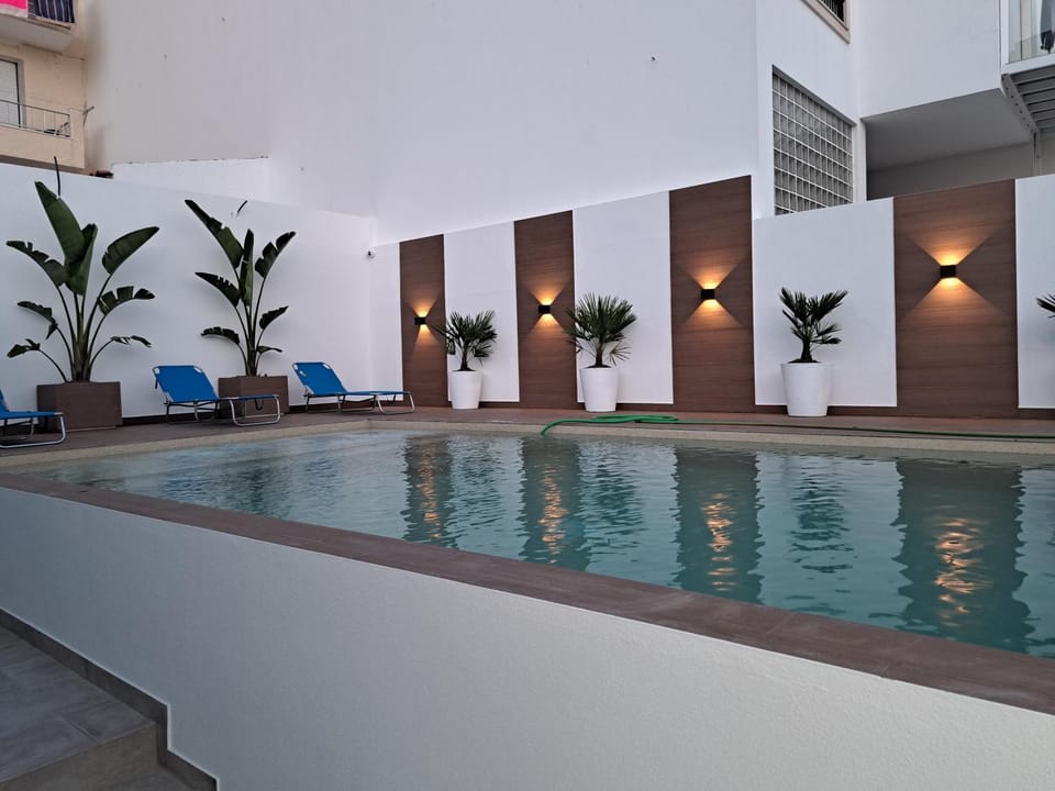 Off site, Pool view, Swimming pool, sunbed