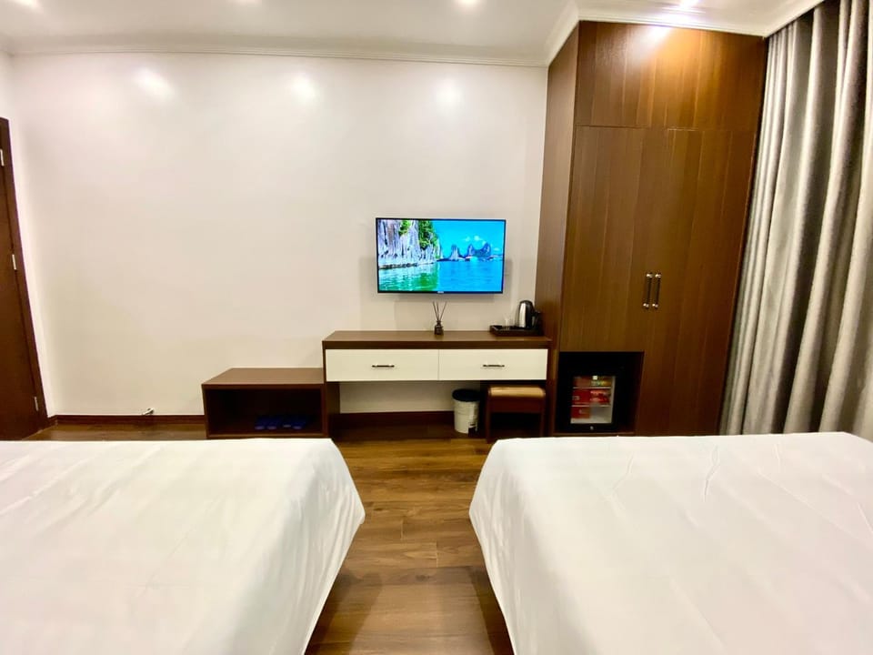 Bed, TV and multimedia, hair dresser