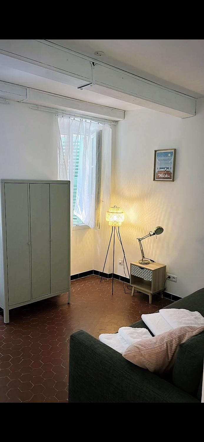 Bed, Living room, Seating area, Bedroom, hair dresser, wardrobe
