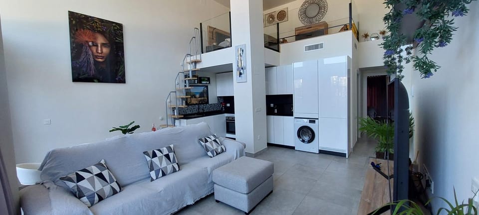 Living room, washing machine