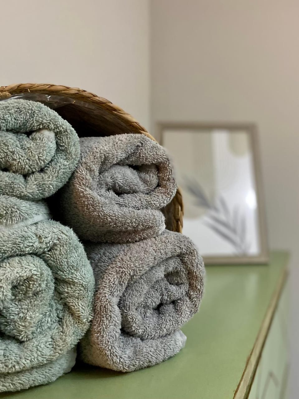 Decorative detail, Bedroom, towels