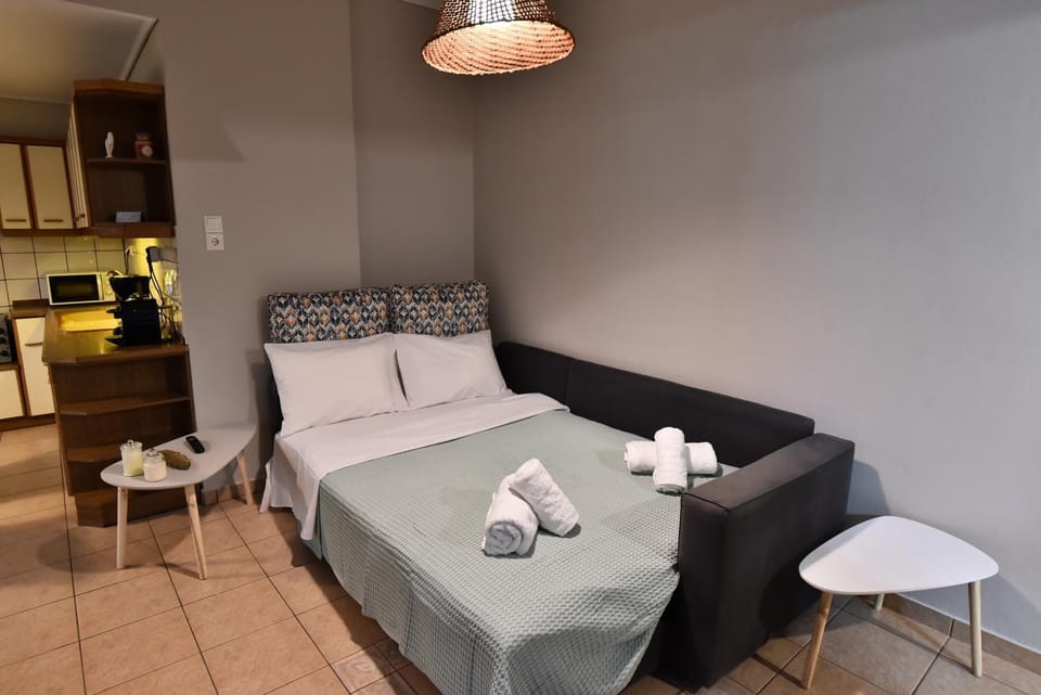 Bed, Living room, Photo of the whole room, Seating area, towels