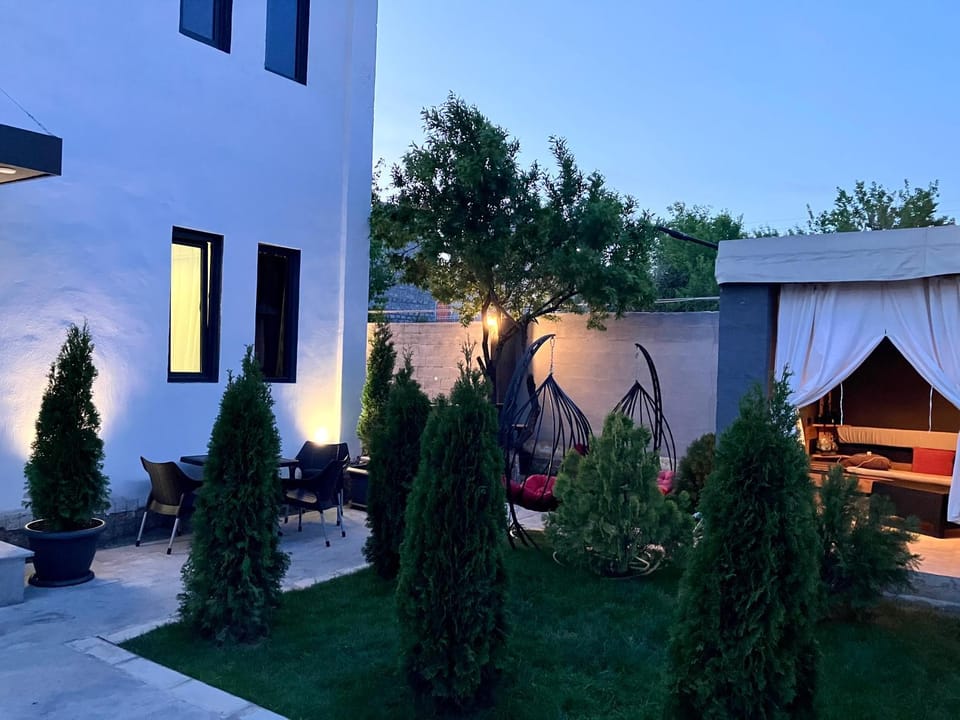 Property building, Garden view