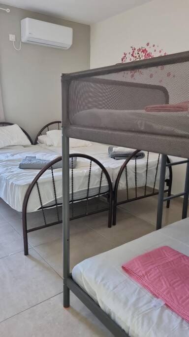 Bed, Bedroom, bunk bed, air conditioner
