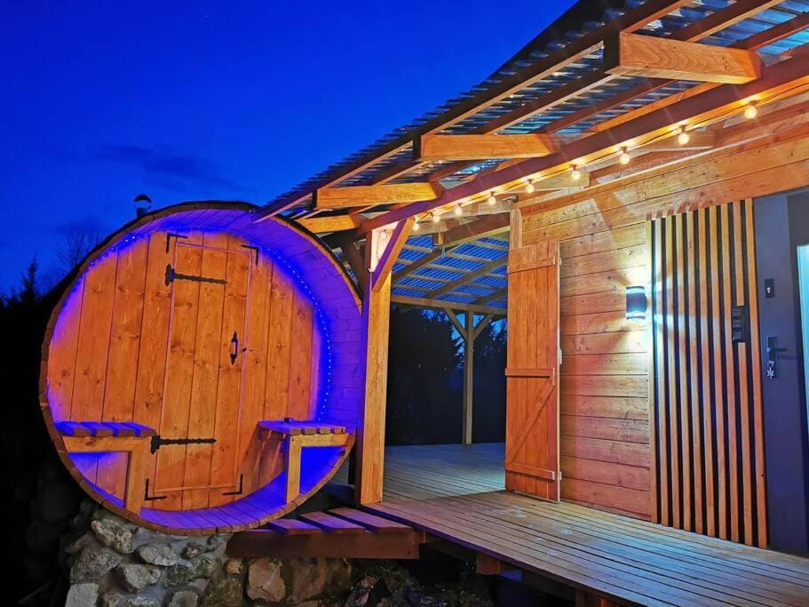 Domek na Roztoczu Balia Sauna Łaszczówka nad rzeką House in Poland