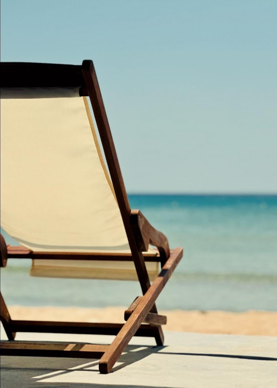 Beach, Sea view, sunbed